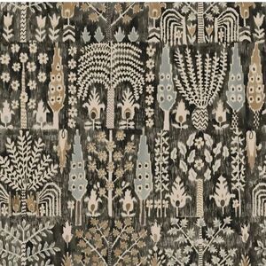 RoomMates Ikat Peel and Stick Wallpaper Black
